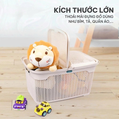 Làn nhựa nắp chấm bi Hokori Việt Nhật 2609 (màu ngẫu nhiên)
