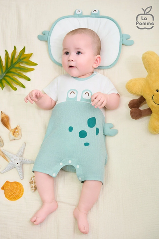 Body cộc tay La Pomme Chú cua phối màu