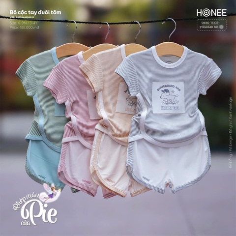 (C7) Bộ cộc tay đuôi tôm 6853 Honee