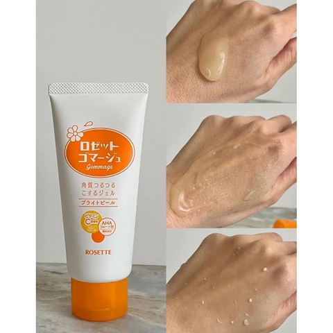 Gel tẩy tế bào chết Rosette Gommage Bright Peel dưỡng sáng da 120g