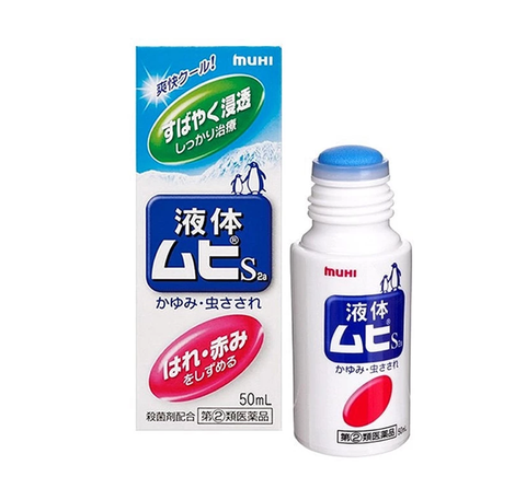 Lăn bôi muỗi đốt, côn trùng Muhi chim cánh cụt Nhật Bản 50ml cho bé trên 6 tháng