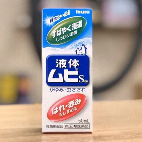 Lăn bôi muỗi đốt, côn trùng Muhi chim cánh cụt Nhật Bản 50ml cho bé trên 6 tháng