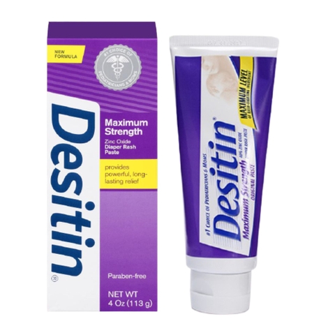 Kem trị hăm Desitin Mỹ màu tím 113g (Trị hăm nặng)