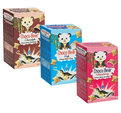 Bánh quy gấu hiệu Vfoods Thái Lan 28g nhân sữa