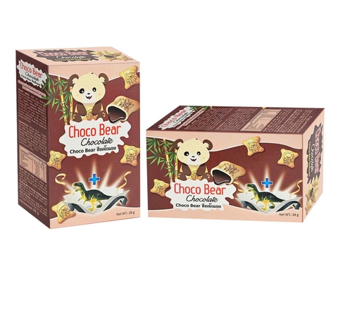 Bánh quy gấu hiệu Vfoods Thái Lan 28g nhân chocolate