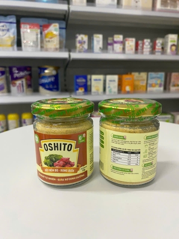 Bột Nêm Ăn Dặm Oshito Bò Rong Biển 50g cho bé từ 6 tháng