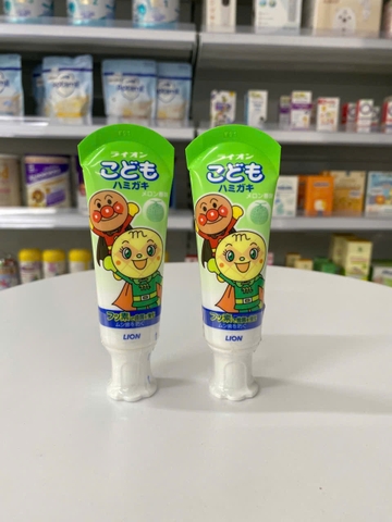 Kem Đánh Răng trẻ em Lion vị Dưa Leo 40g cho bé từ 1 tuổi