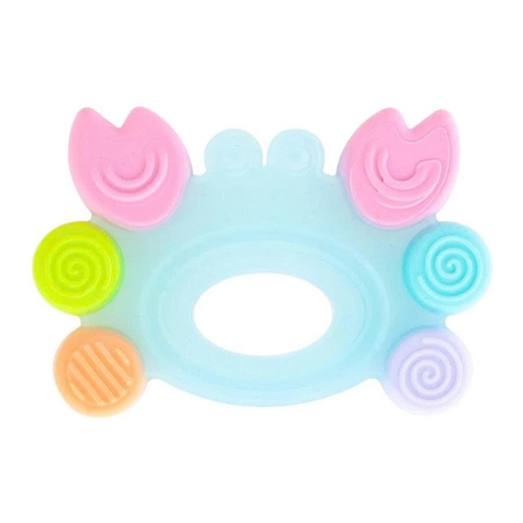 Farlin Gặm Nướu Hình Cua Silicone Đa Sắc Giúp Giảm Đau & Ngứa Nướu Cho Bé (Green)