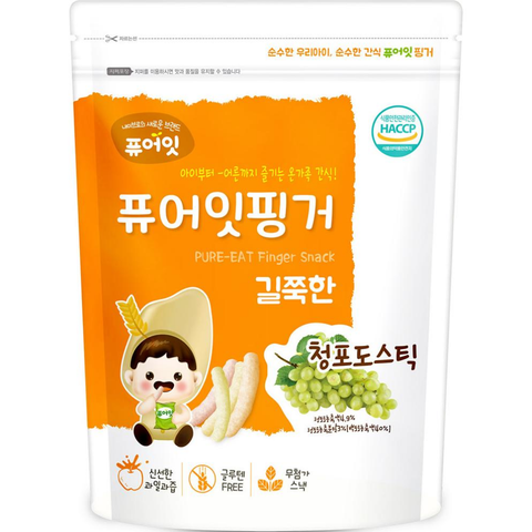 Bánh gạo hữu cơ Naebro Pure Eat dạng que vị nho xanh 30g
