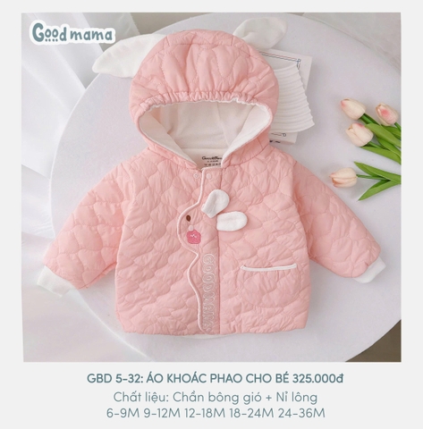 Áo khoác phao cho bé GBD5-32