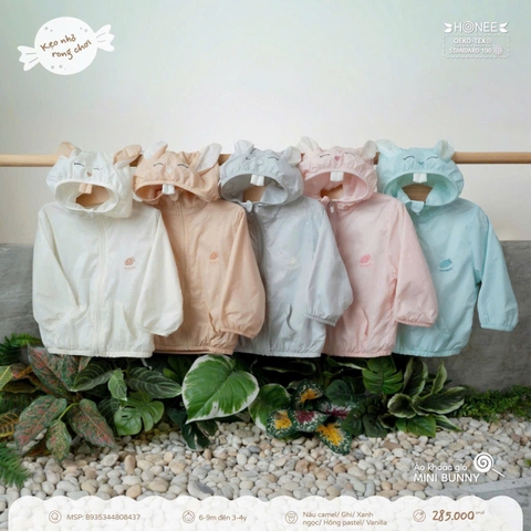 Áo khoác gió Mini Bunny Honee 8437