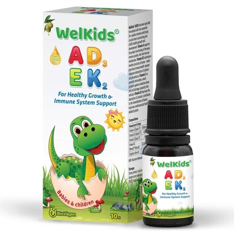 Vitamin tổng hợp WelKids Adek 10ml  - Ba Lan (0M+)