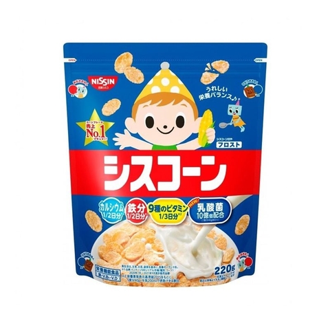 Ngũ cốc vị hoa quả Nissin Ciscorn Big Frost 220g (1Y+)