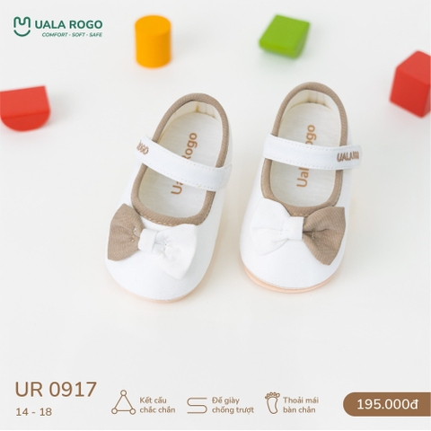 Giày Tập Đi Vải Mềm Thoáng Khí Thiết Kế Quai Dán Tiện Lợi UalaRogo UR 0917