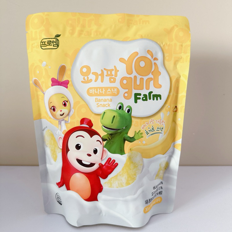 Bánh sữa chua Cocomong Yogurt Farm 30g vị Chuối (cho bé 8M+)