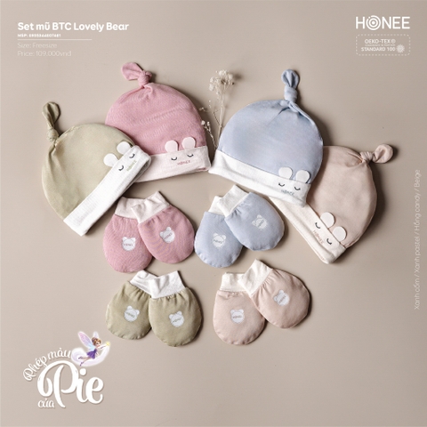 Set mũ BTC Lovely Bear Honee 7461