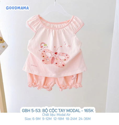 Bộ cộc tay Modal Good Mama Raglag GBH5-53