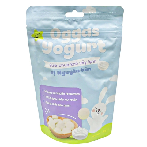 Sữa chua khô sấy lạnh Oggas Yogurt vị Nguyên Bản 18g (6M+)
