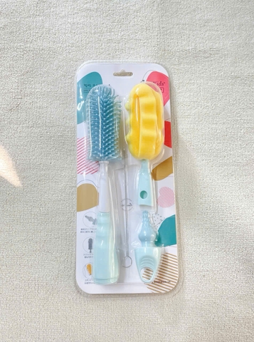Set cọ rửa bình sữa 4 chi tiết EMMAKIDS 712