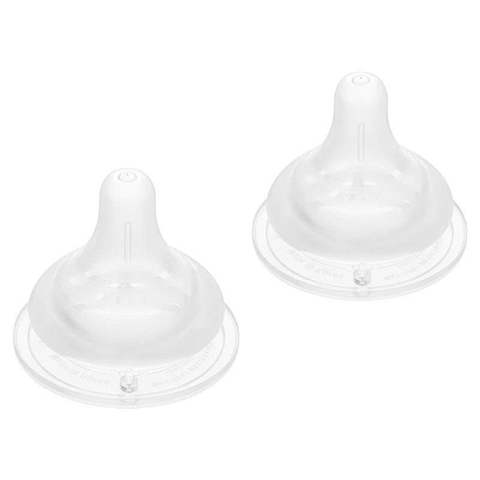 Núm ty bình sữa Greenfinger Bebegrow - Size M (3-6 tháng) - Set 2