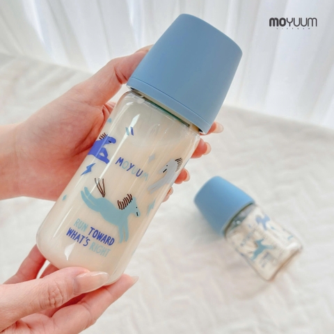 Bình sữa Moyuum PPSU Premium thế hệ thứ 3 - Dream Pony Aqua Blue (Ngựa xanh) - 270ml