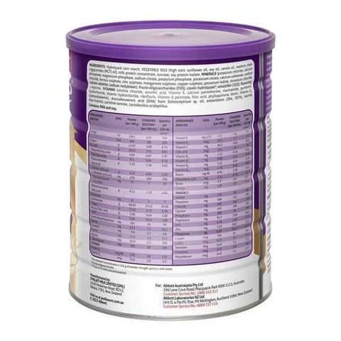 Sữa Pediasure Úc 850g vị vani cho bé 1-10 tuổi (Date 09/2027)