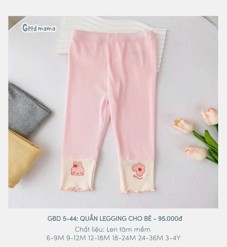 Quần legging cho bé gái GBD 5-44