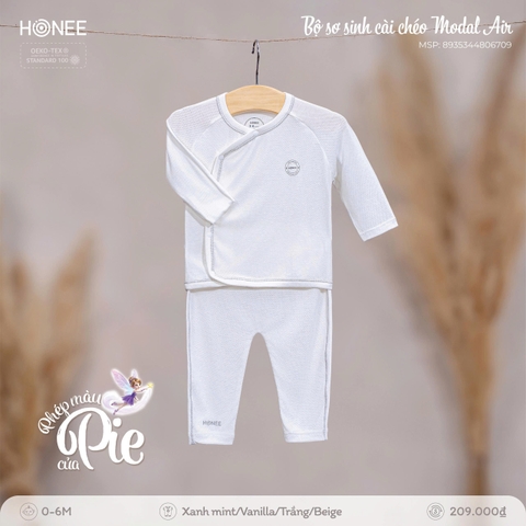 Bộ sơ sinh cài chéo Modal Air 6709 Honee