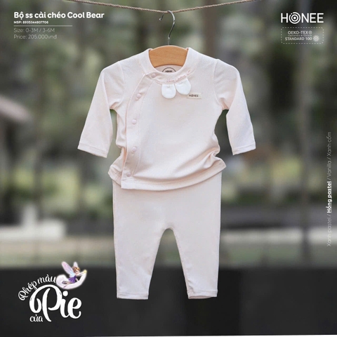 Bộ sơ sinh cài chéo Cool Bear 7706 Honee