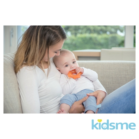 Cắn nướu mềm có nước hình cá Kidsme 9020 - Màu Cam (3M+)
