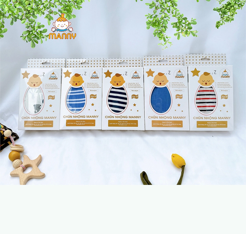 Khăn quấn chũn Manny cho bé từ 3-10kg (họa tiết ngẫu nhiên)