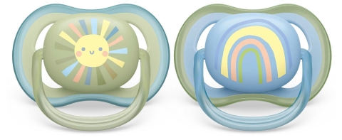 Ty ngậm thông khí Philips Avent (SCF085/58, 0-6M, vỉ đôi)