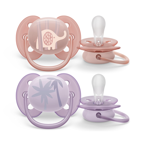 Ty ngậm siêu mềm Philips Avent (SCF091/09, 0-6M, vỉ đôi)