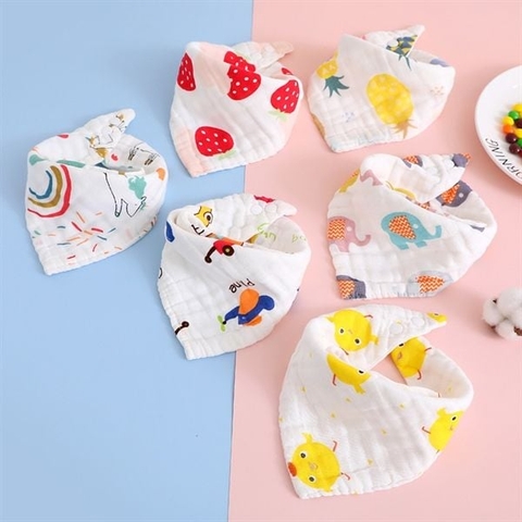 Set 5 yếm xô 6 lớp Manny (Họa tiết ngẫu nhiên)