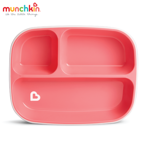 Bộ 2 đĩa chia ngăn chống trượt Munchkin MK11470 (Hồng-tím)