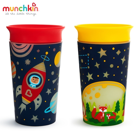 Cốc 360 độ chống đổ phát sáng Munchkin MK21193 (266ml)