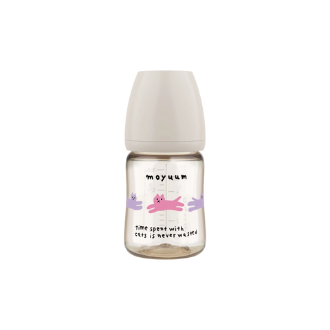 Bình sữa Moyuum PPSU Mèo xám 170ml