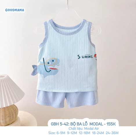 Bộ 3 lỗ Modal Good Mama GBH5-42