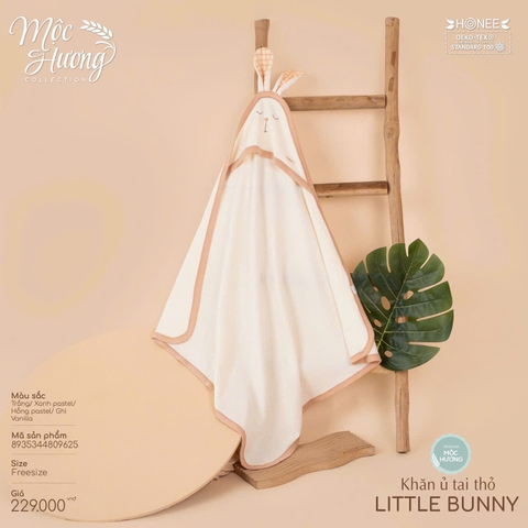 Khăn ủ tai thỏ Little Bunny Honee 9625