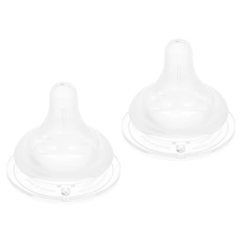 Núm ty bình sữa Greenfinger Bebegrow - Size LL (9M+) - Set 2