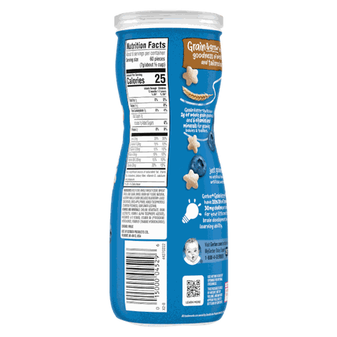 Bánh ăn dặm Gerber ngôi sao vị việt quất 42g cho bé 8M+