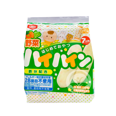 Bánh gạo tươi Haihain vị rau củ cho bé từ 7M+