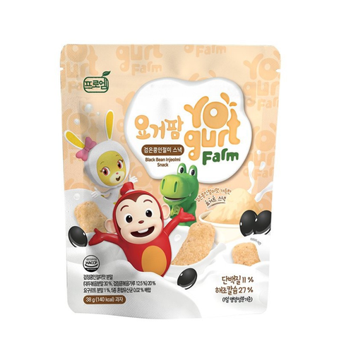 Bánh sữa chua Cocomong Yogurt Farm 30g vị Gạo đậu đen (cho bé 8M+)