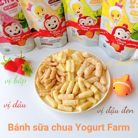 Bánh sữa chua Cocomong Yogurt Farm 30g vị Gạo đậu đen (cho bé 8M+)
