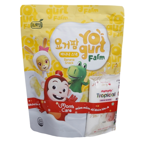 Bánh sữa chua Cocomong Yogurt Farm 30g vị chuối (cho bé 8M+)