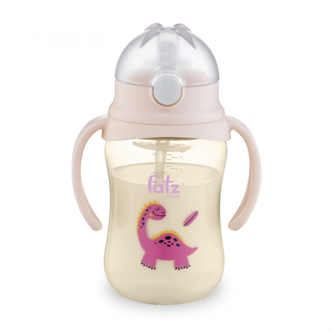 Bình nước Tritan 360 độ 250ml Fatzbaby (Hồng)