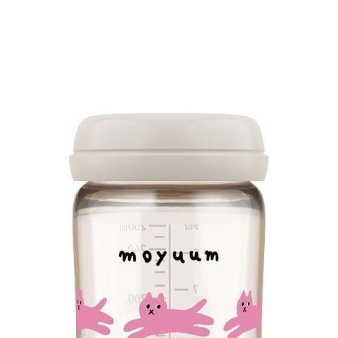 Bình sữa Moyuum PPSU Mèo xám 270ml