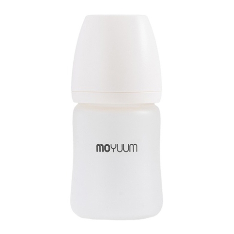 Bình sữa Moyuum Thủy tinh bọc silicone 150ml