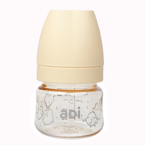 Bình sữa Aoi PPSU Flora Đa sắc 80ml (vàng baby)