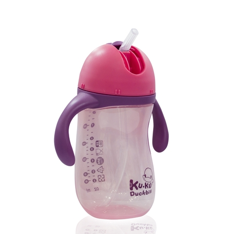 Bình uống nước KuKu 260ml KU5485 (Màu ngẫu nhiên)
